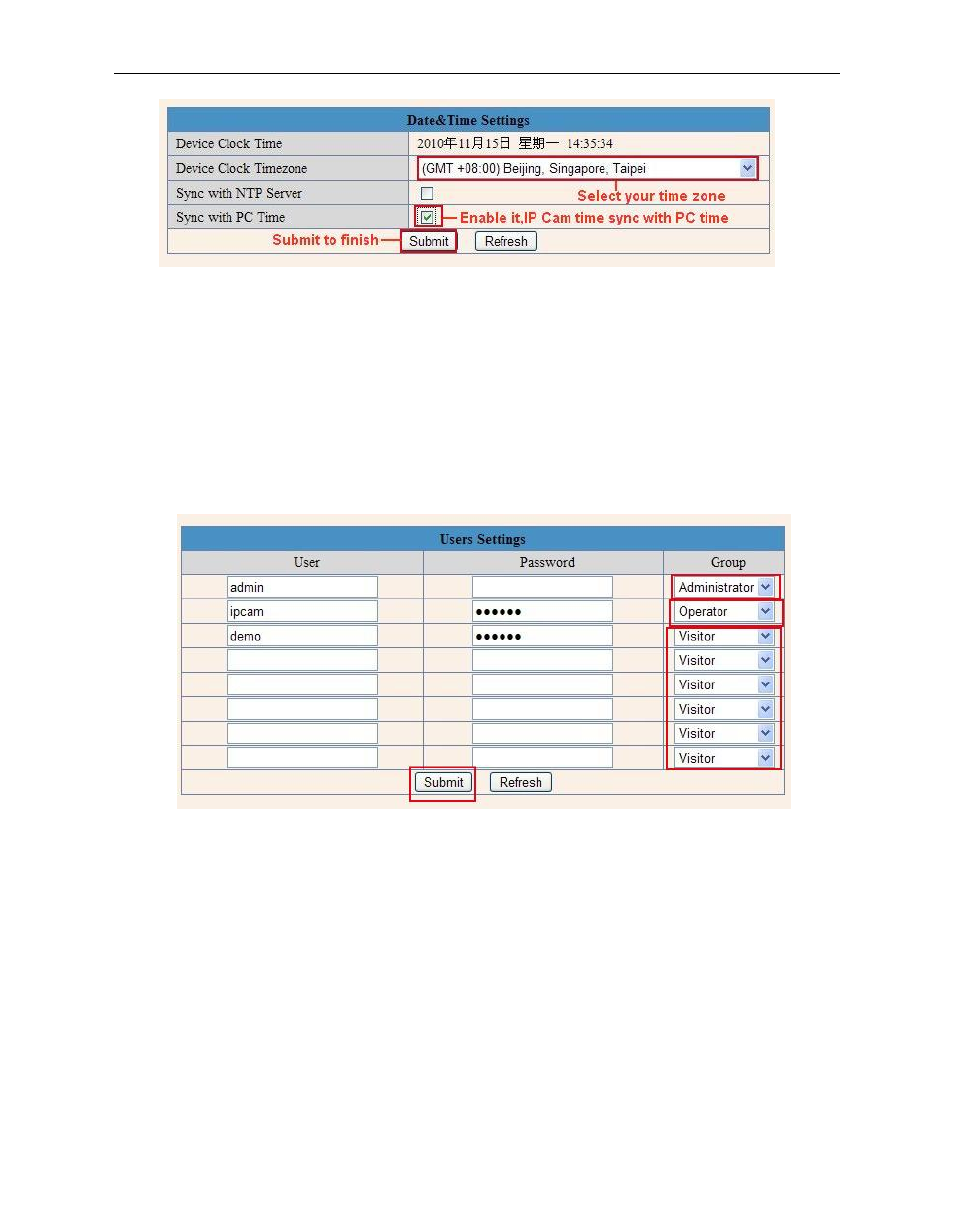 11 users settings | Hootoo HT-IP210F User Manual | Page 41 / 59