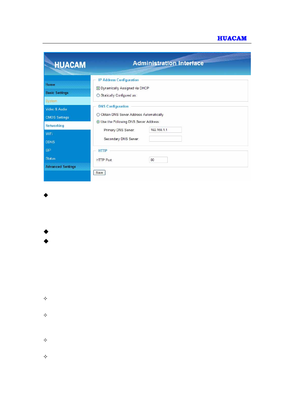 HUACAM HCV724 User Manual | Page 20 / 43