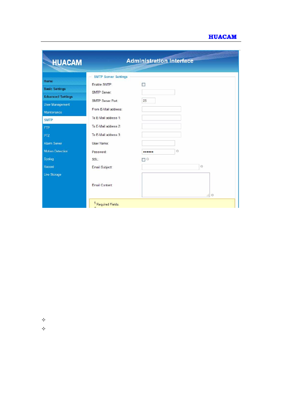 HUACAM HCV712 User Manual | Page 29 / 43