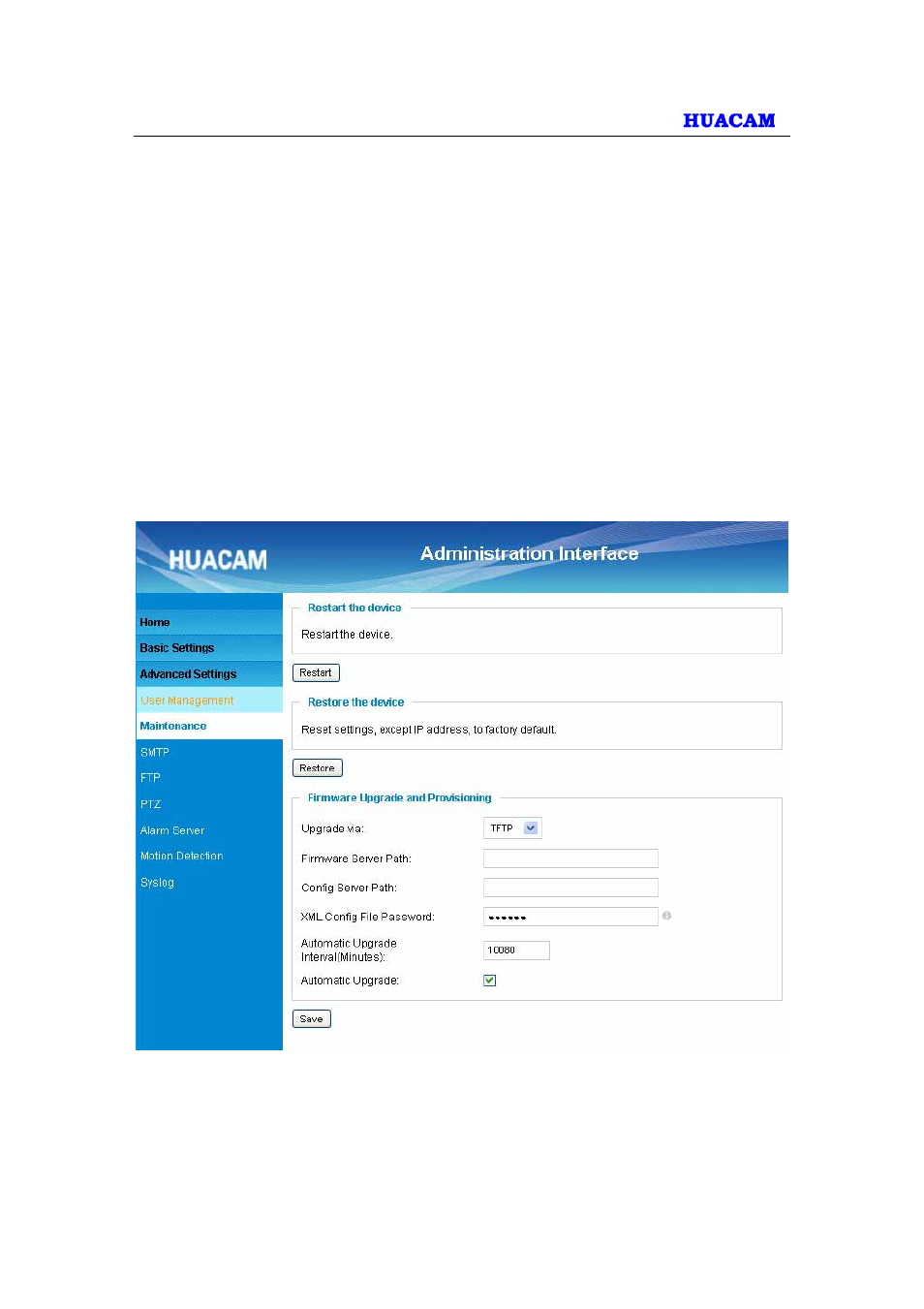 9 software upgrade | HUACAM HCV701 User Manual | Page 34 / 40