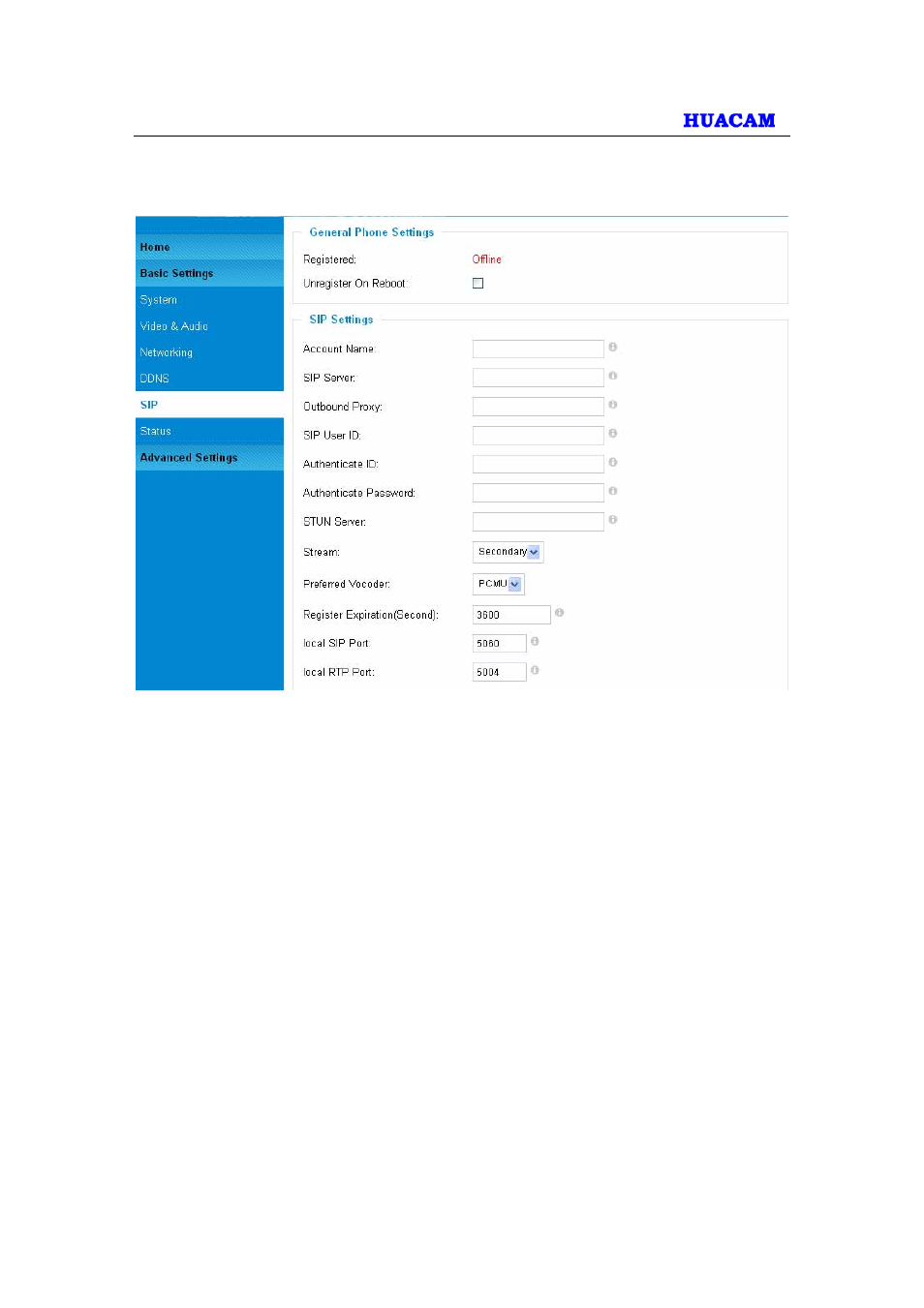 HUACAM HCV203 User Manual | Page 21 / 38