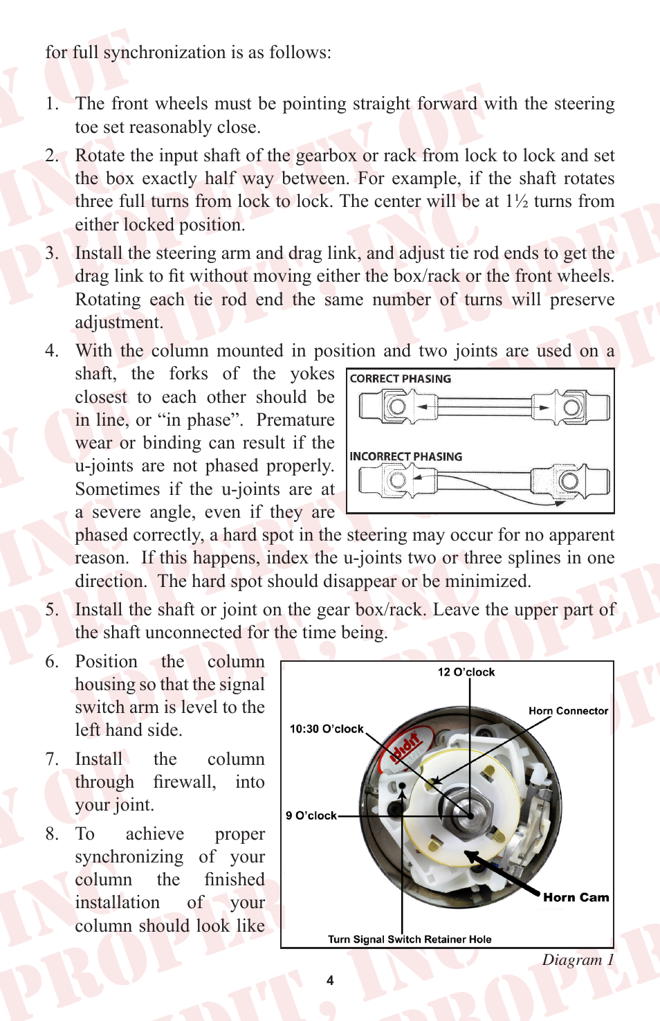 ididit Universal Steering Column: Universal Tilt User Manual | Page 5 / 8