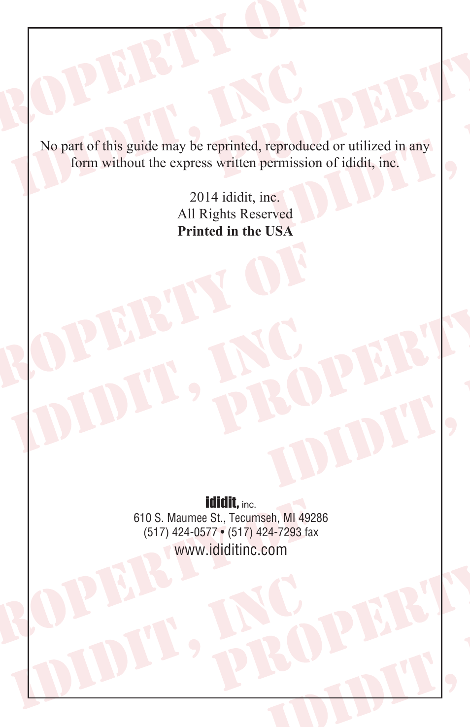 ididit Universal Steering Column: Universal Tilt User Manual | Page 8 / 8
