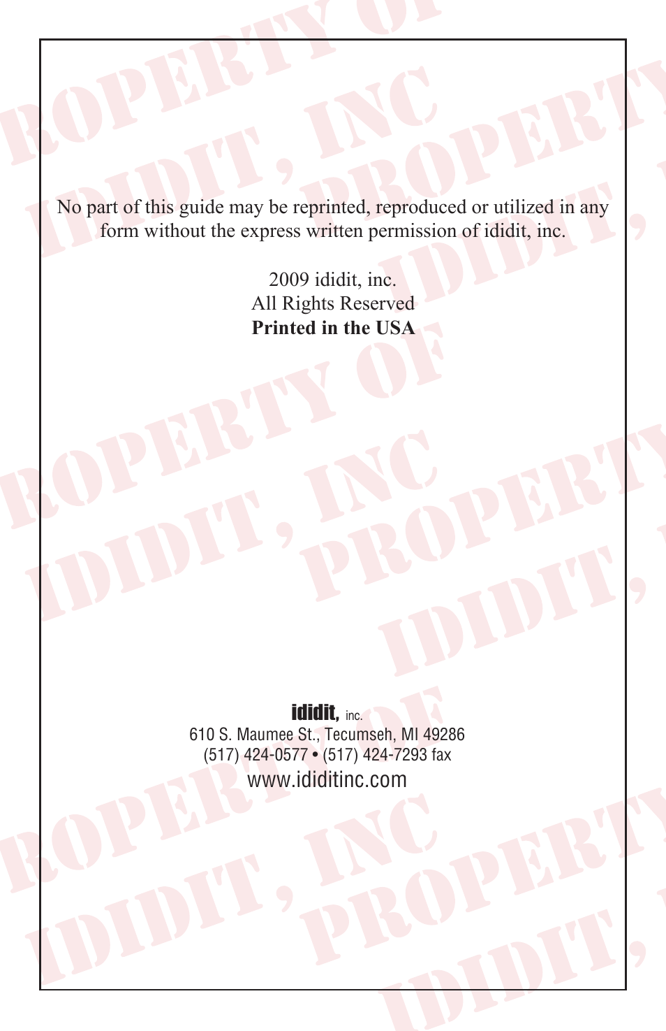 ididit Universal Steering Column: Universal Straight User Manual | Page 8 / 8