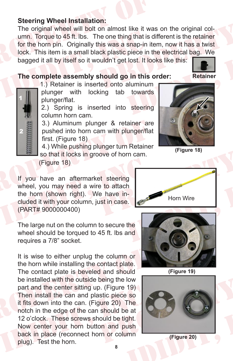 ididit Retrofit Steering Column: 1970-75 Camaro User Manual | Page 10 / 12