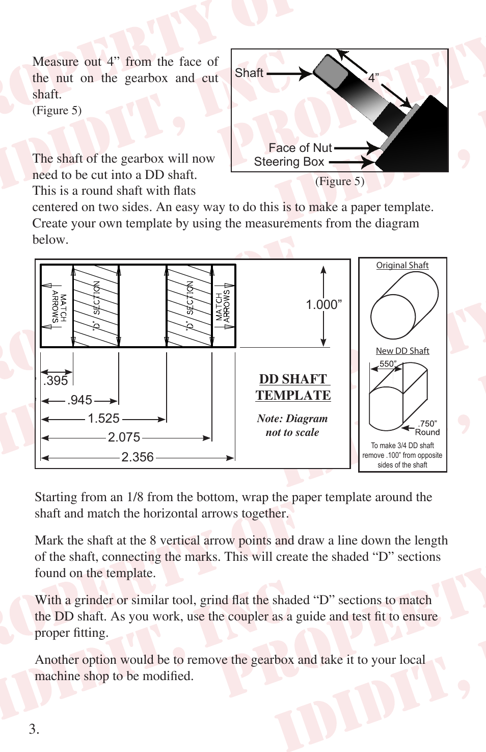 ididit Retrofit Steering Column: 1965-66 Mustang User Manual | Page 4 / 8