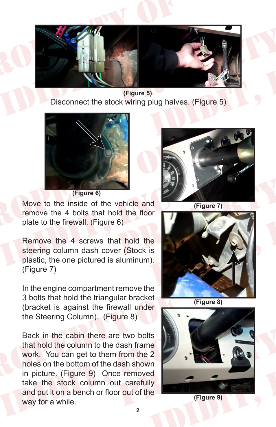 ididit Retrofit Steering Column: 1974-77 Ford Bronco User Manual | Page 4 / 8