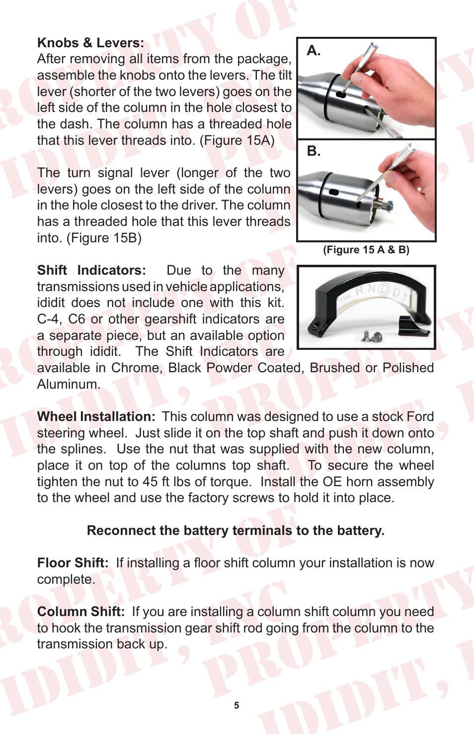 ididit Retrofit Steering Column: 1974-77 Ford Bronco User Manual | Page 7 / 8