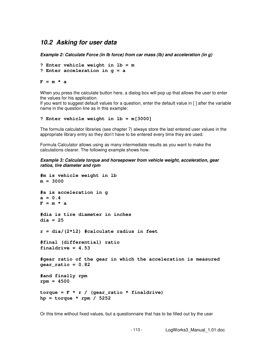 2 asking for user data | Innovate Motorsports LogWorks 3 User Manual | Page 113 / 145