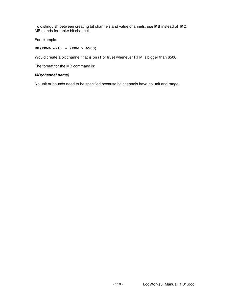 Innovate Motorsports LogWorks 3 User Manual | Page 118 / 145