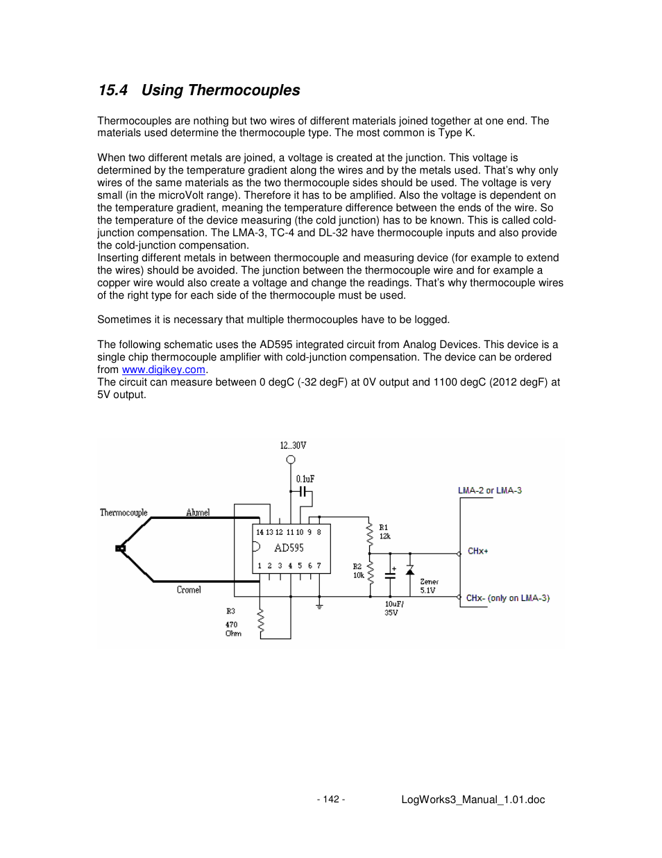 4 using thermocouples | Innovate Motorsports LogWorks 3 User Manual | Page 142 / 145