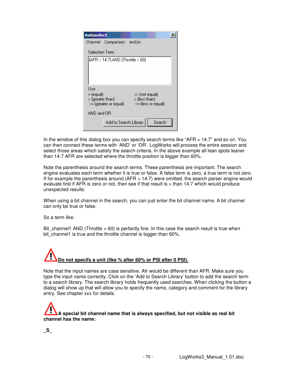 Innovate Motorsports LogWorks 3 User Manual | Page 70 / 145