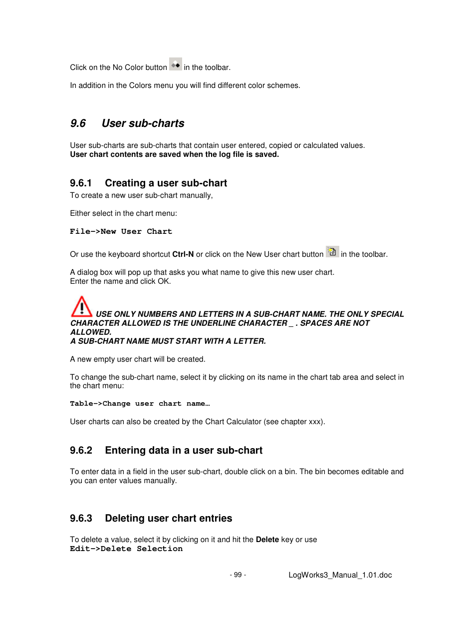 6 user sub-charts | Innovate Motorsports LogWorks 3 User Manual | Page 99 / 145
