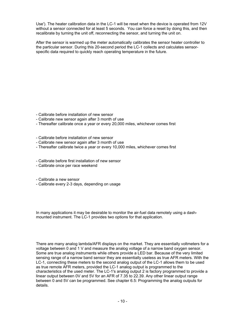 Innovate Motorsports LC-1 User Manual | Page 10 / 24