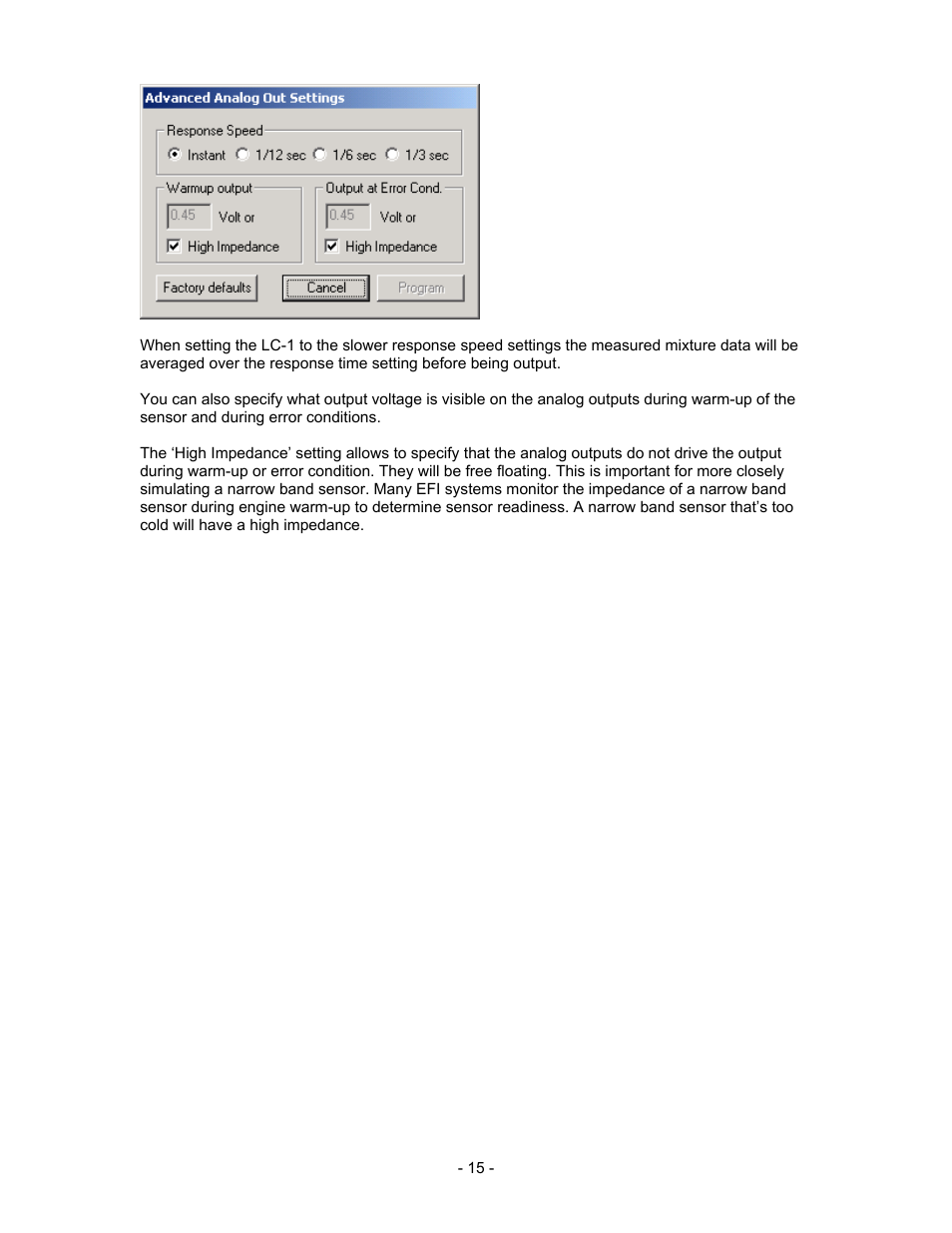 Innovate Motorsports LC-1 User Manual | Page 15 / 24