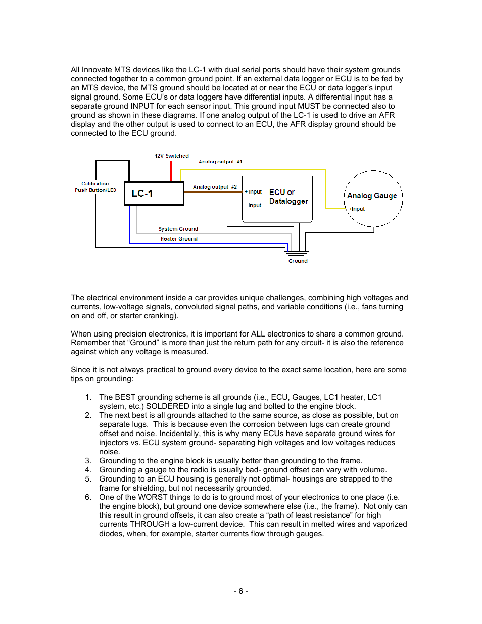 Innovate Motorsports LC-1 User Manual | Page 6 / 24
