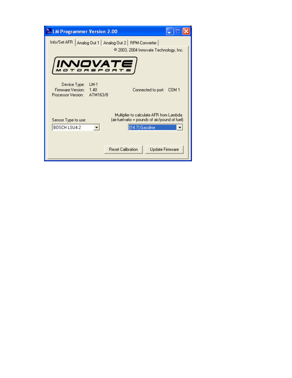 Innovate Motorsports LM-1 Digital Air/Fuel Ratio (Lambda) Meter User Manual | Page 12 / 26