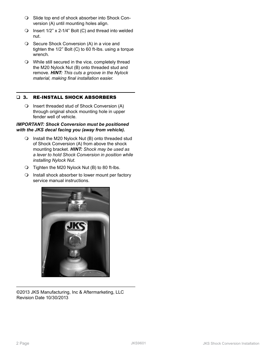 JKS 9601 User Manual | Page 2 / 2