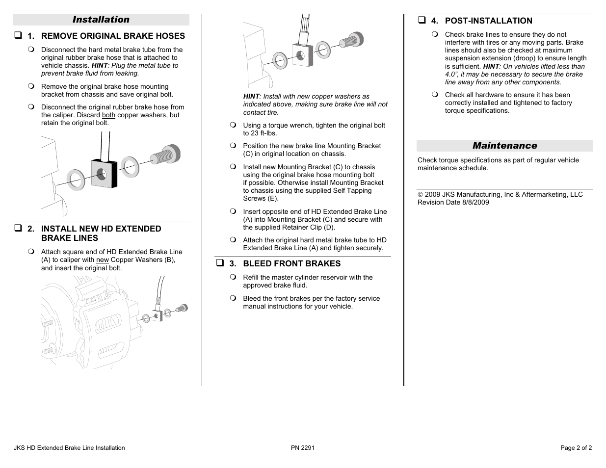 JKS PN2291 User Manual | Page 2 / 2