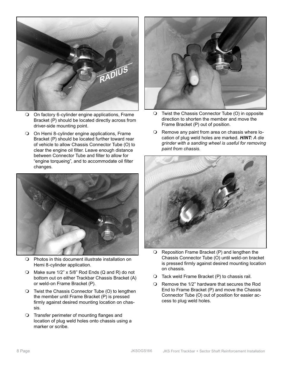 JKS OGS166 User Manual | Page 8 / 9