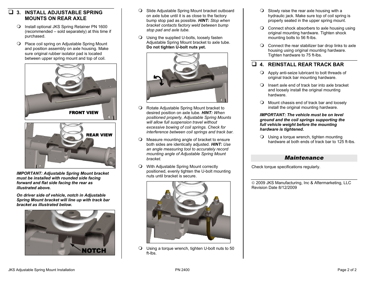 JKS 2400 User Manual | Page 2 / 2