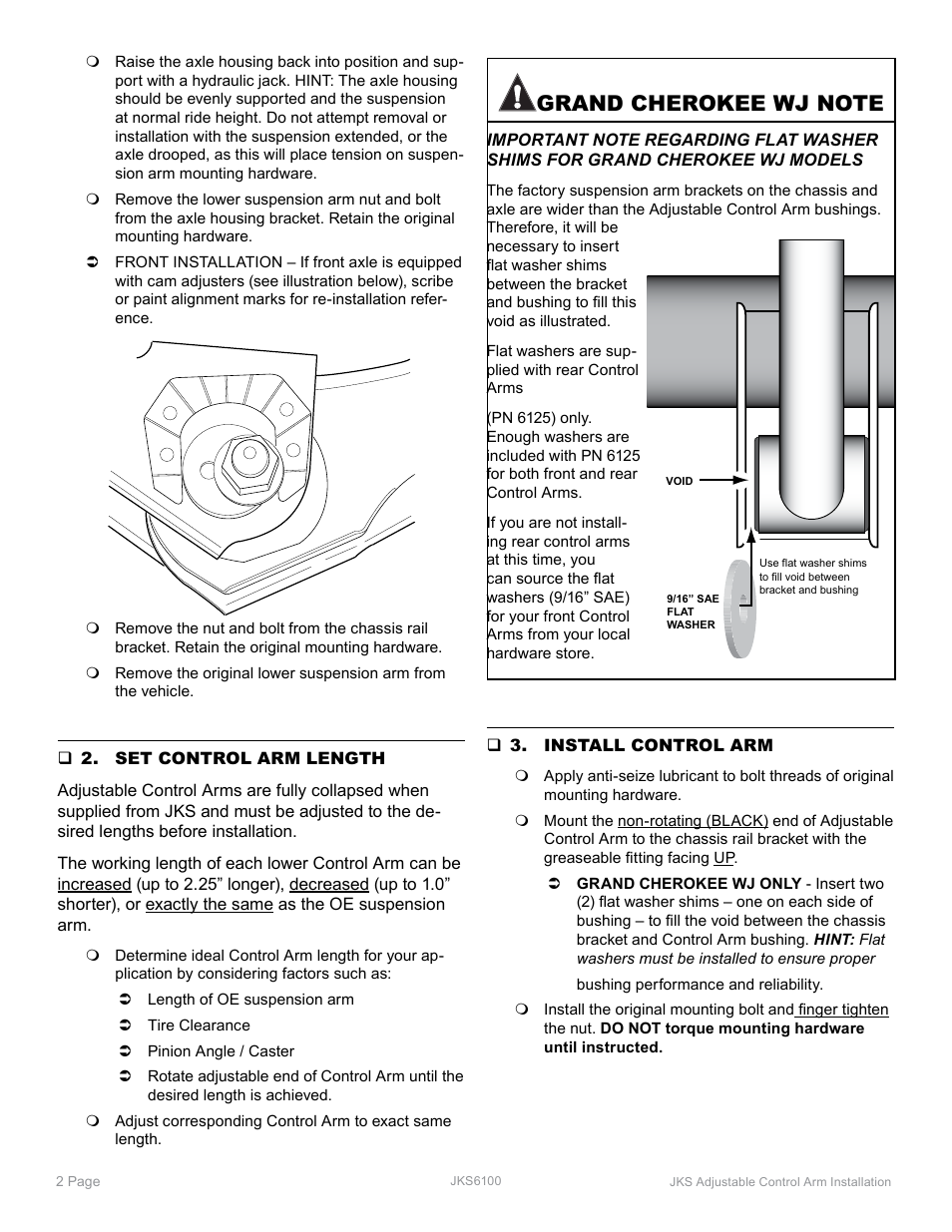 JKS 6100 User Manual | Page 2 / 3