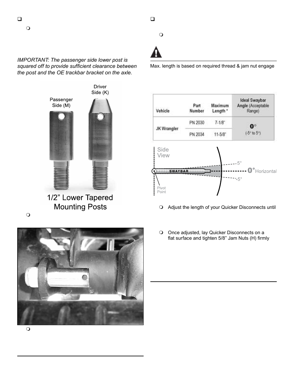 Caution | JKS 2034 User Manual | Page 4 / 6
