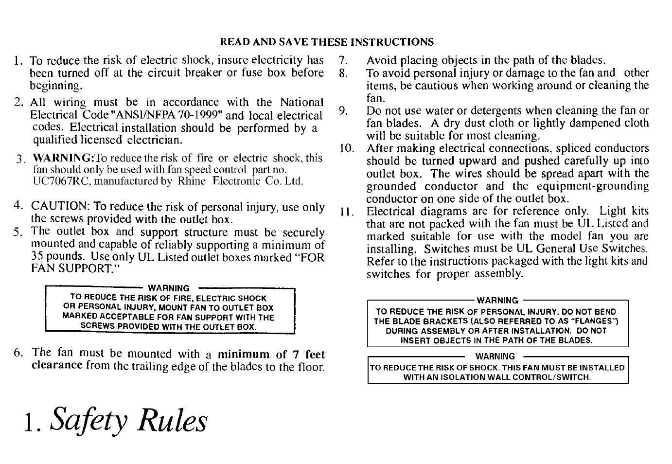 King of Fans Almeida User Manual | Page 4 / 16