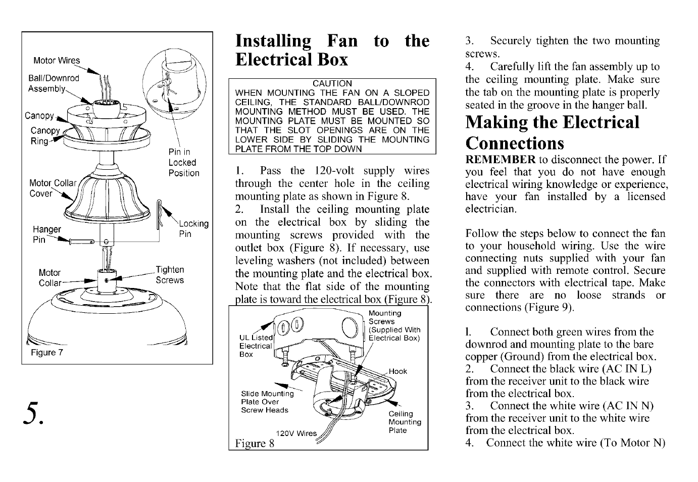 King of Fans Almeida User Manual | Page 8 / 16