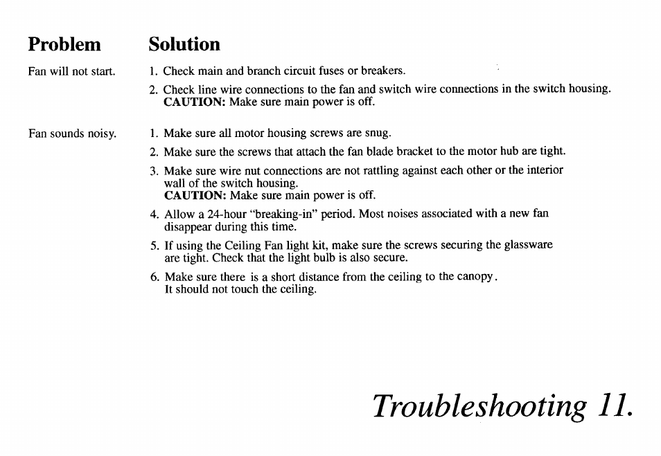 King of Fans Belmont User Manual | Page 13 / 14