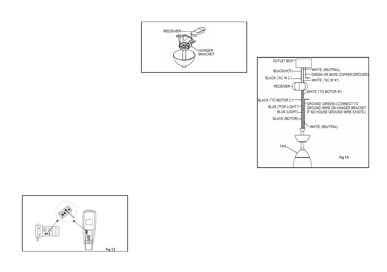 051025.pdf, Making the electrical connections | King of Fans Belmont User Manual | Page 9 / 14