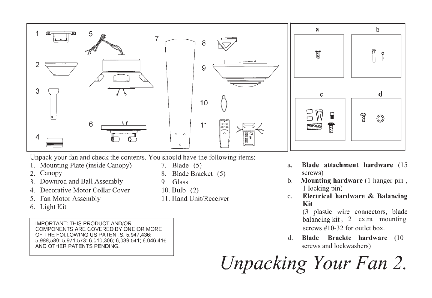 King of Fans Cabrerra User Manual | Page 4 / 15