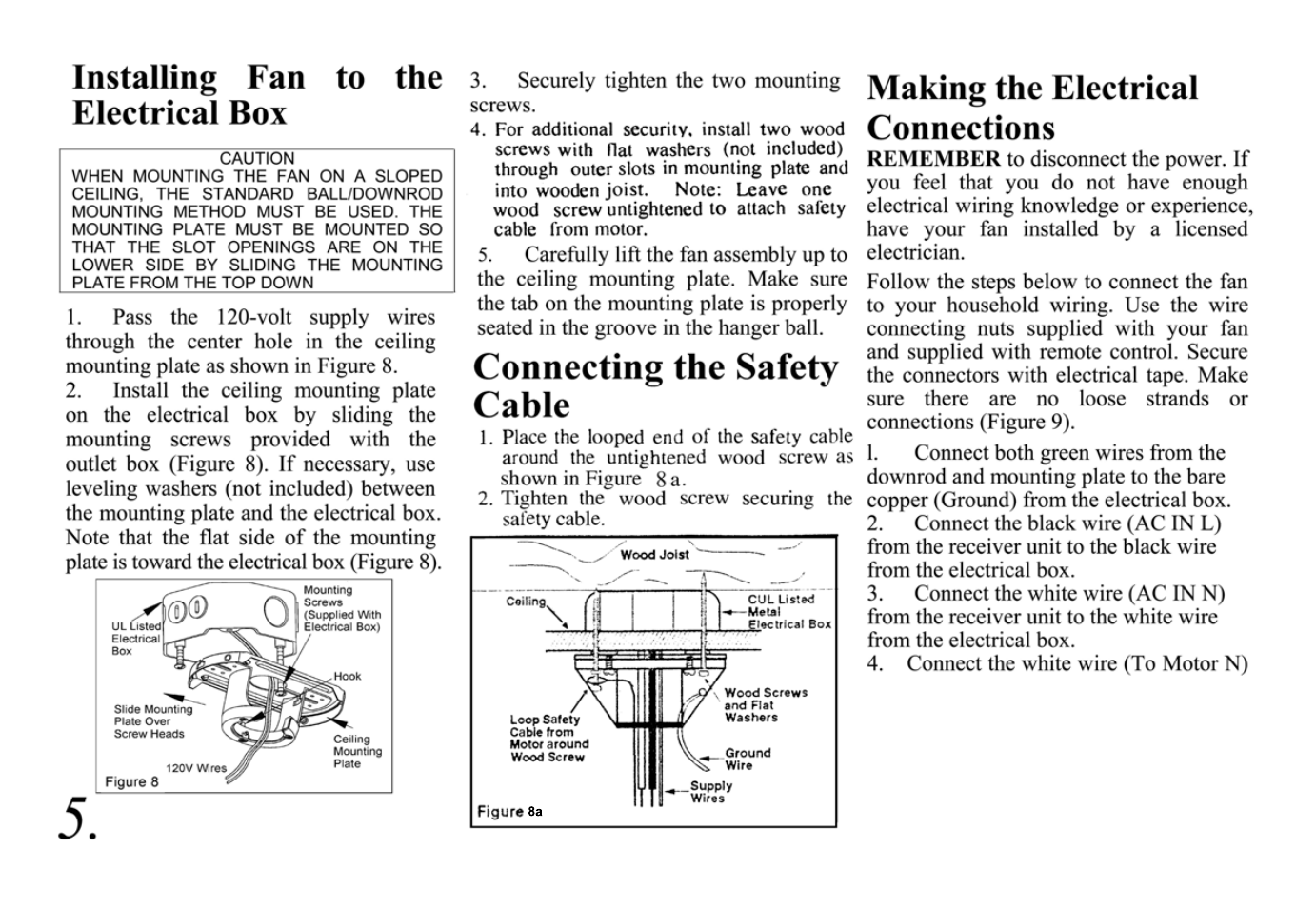 King of Fans Cabrerra User Manual | Page 7 / 15