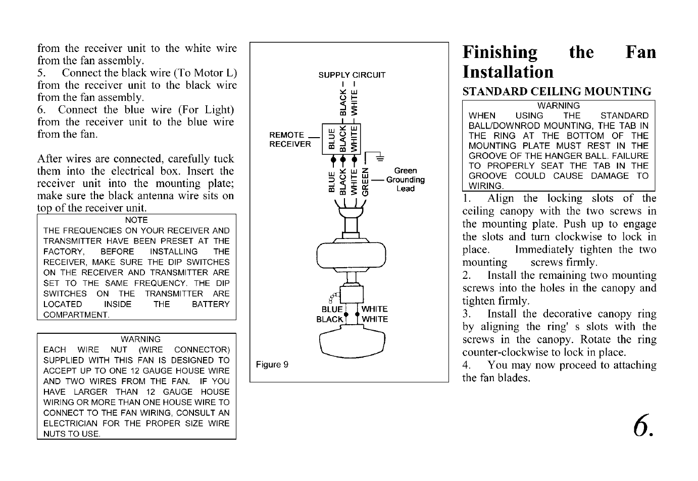 King of Fans Cabrerra User Manual | Page 8 / 15