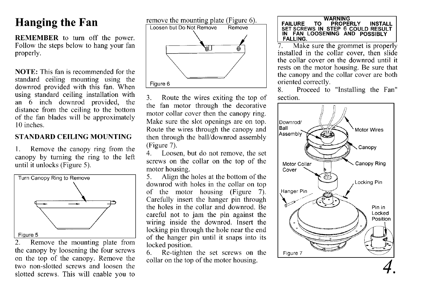 King of Fans Covington User Manual | Page 6 / 16
