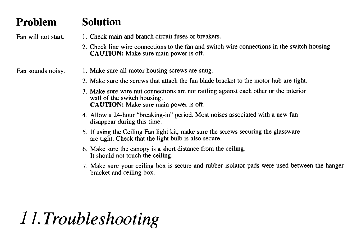 King of Fans Cressner User Manual | Page 14 / 15