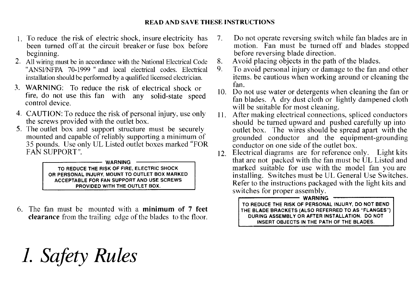 King of Fans Cressner User Manual | Page 4 / 15
