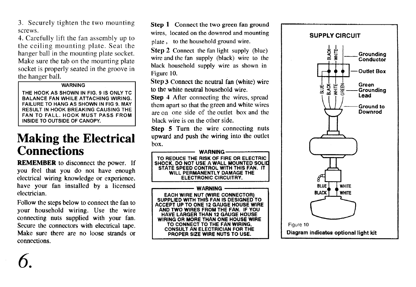 King of Fans Cressner User Manual | Page 9 / 15