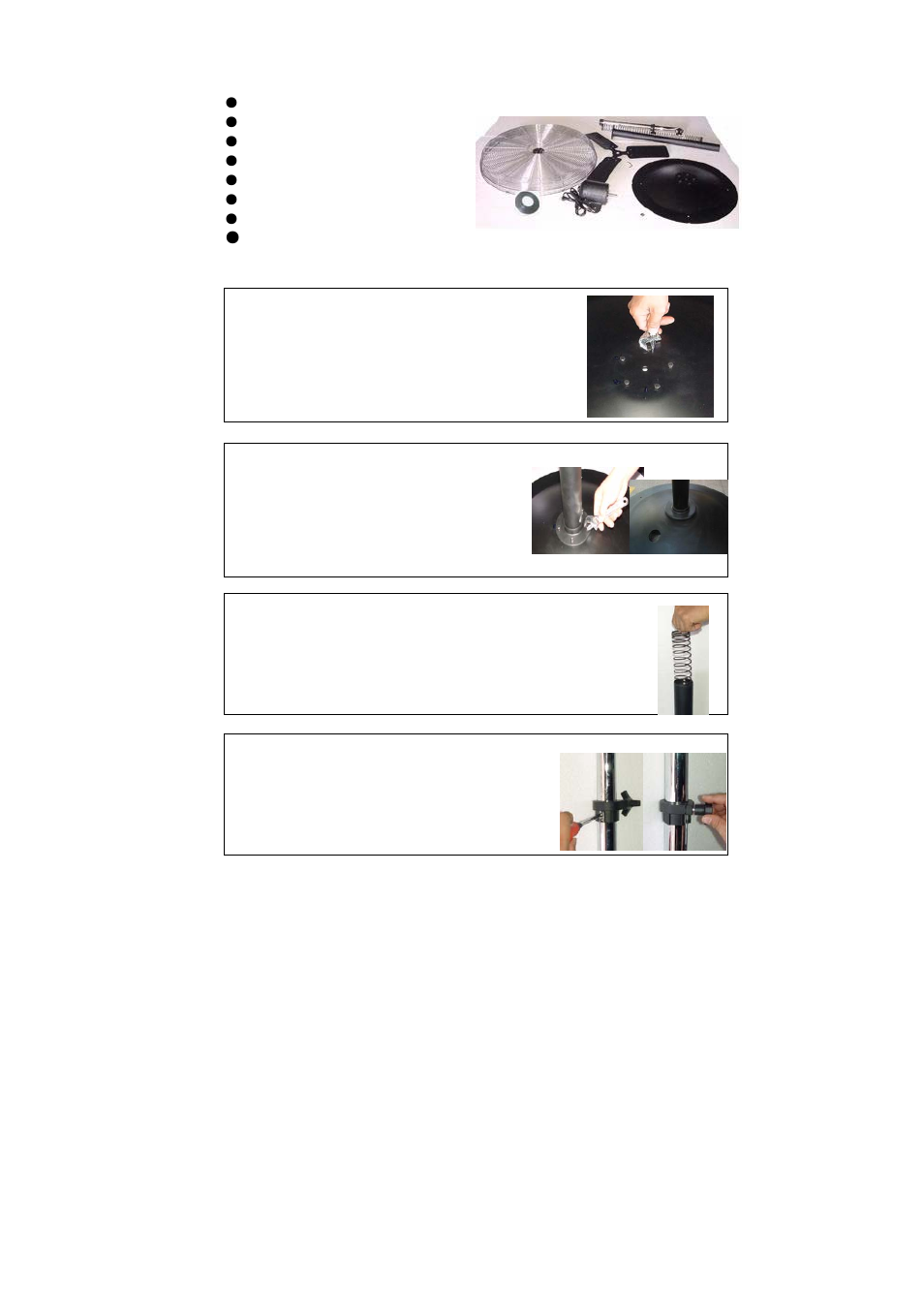 King of Fans 82622 HVP-30E 30 High User Manual | Page 9 / 12