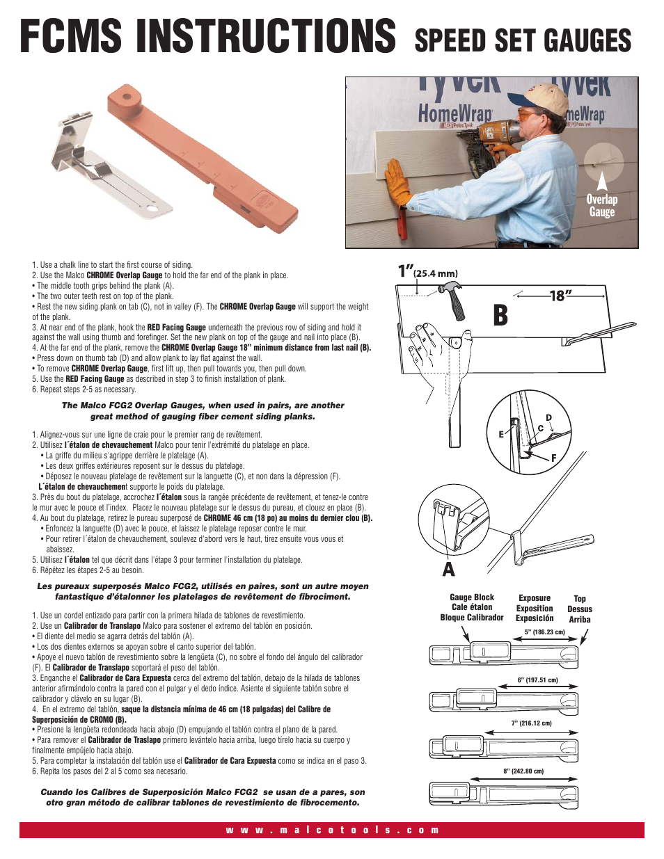 Malco FCMS Gauges: Speed Set User Manual | 1 page