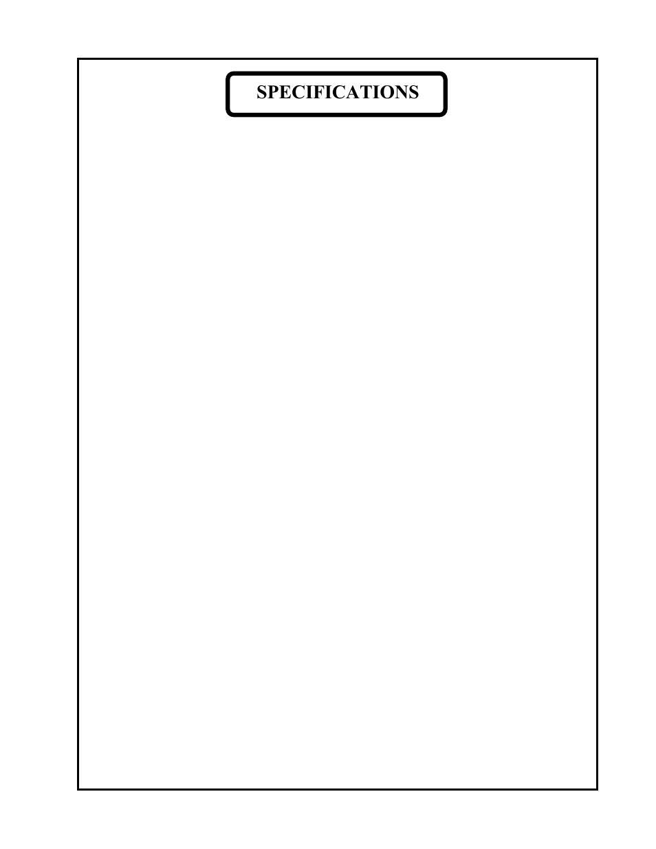 Specifications | Manley MONO & DUAL MONO MICROPHONE PREAMPLIFIERS User Manual | Page 11 / 15