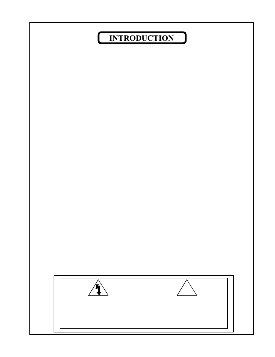 Introduction, Warning | Manley MONO & DUAL MONO MICROPHONE PREAMPLIFIERS User Manual | Page 3 / 15