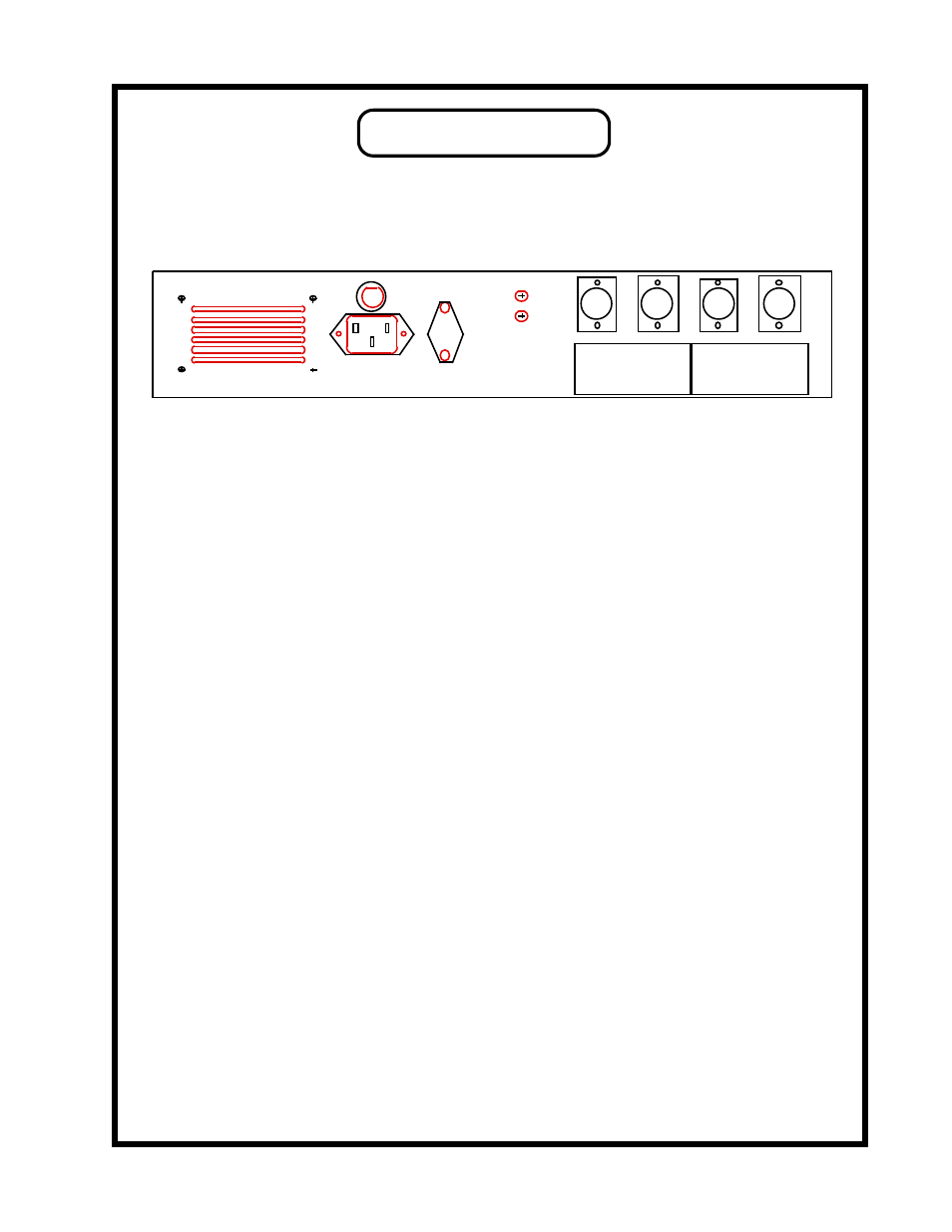 Rear panel, Page 12 | Manley MIC EQ 500 COMBO User Manual | Page 12 / 16