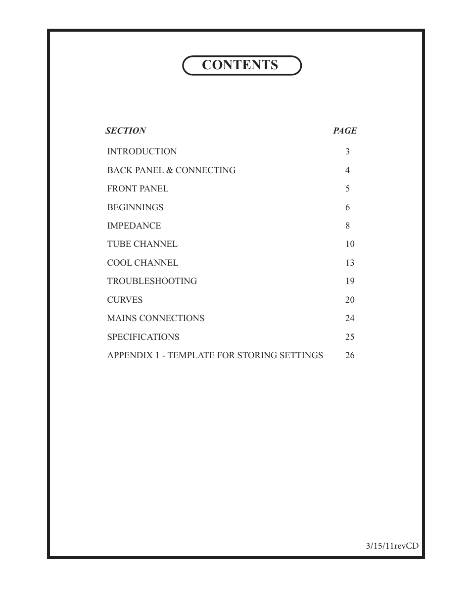 Manley TNT MICROPHONE PREAMPLIFIER User Manual | Page 2 / 26