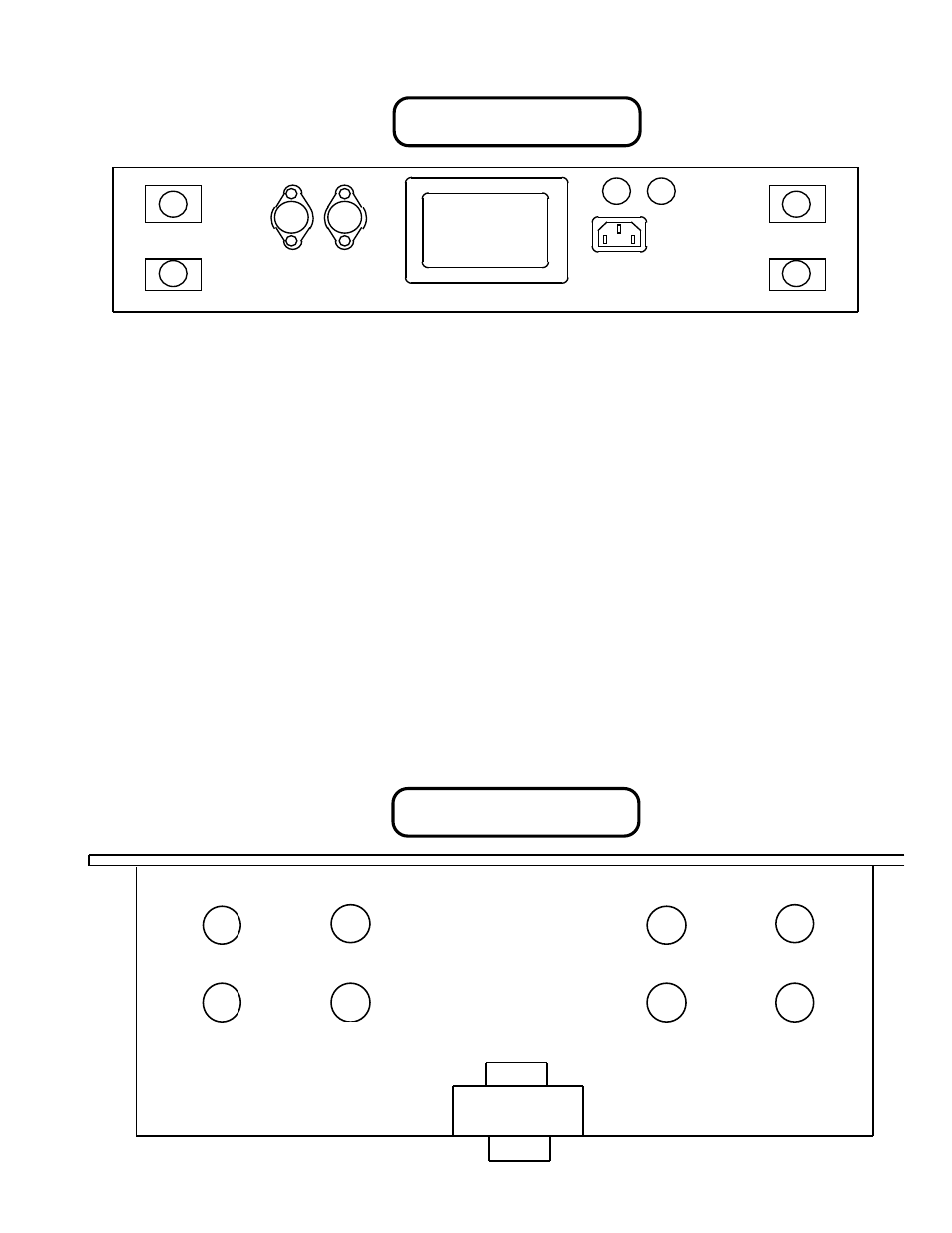 Tube layout, Rear panel | Manley STEREO VARIABLE MU LIMITER / COMPRESSOR - 1994 - 3/2004 User Manual | Page 7 / 18