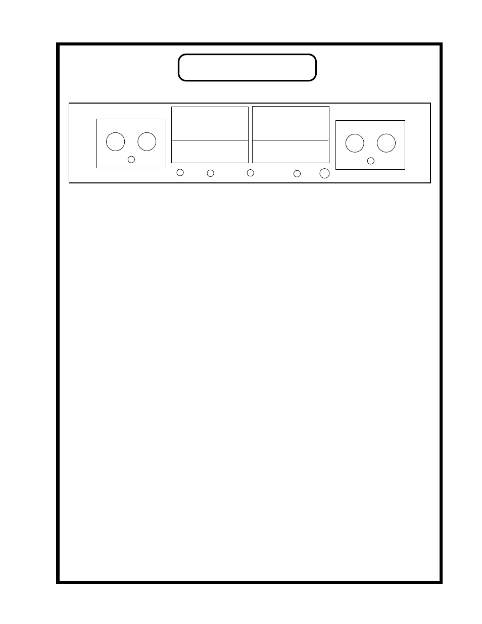 Front panel | Manley ELECTRO-OPTICAL LIMITER - 1997 - 9/2000 MELOPB319 - 564 User Manual | Page 4 / 15