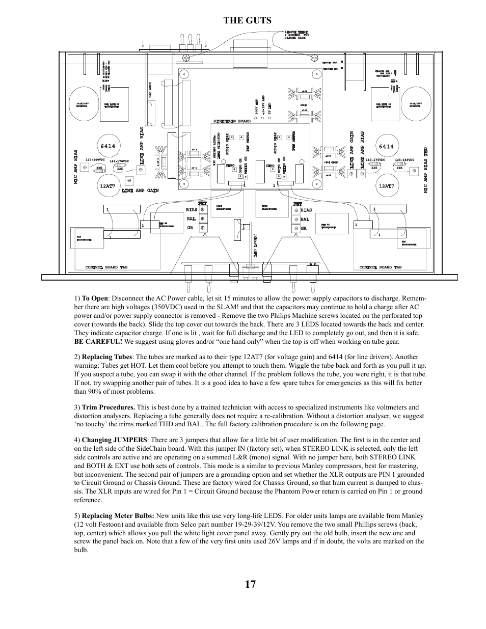 The guts | Manley SLAM! User Manual | Page 17 / 29
