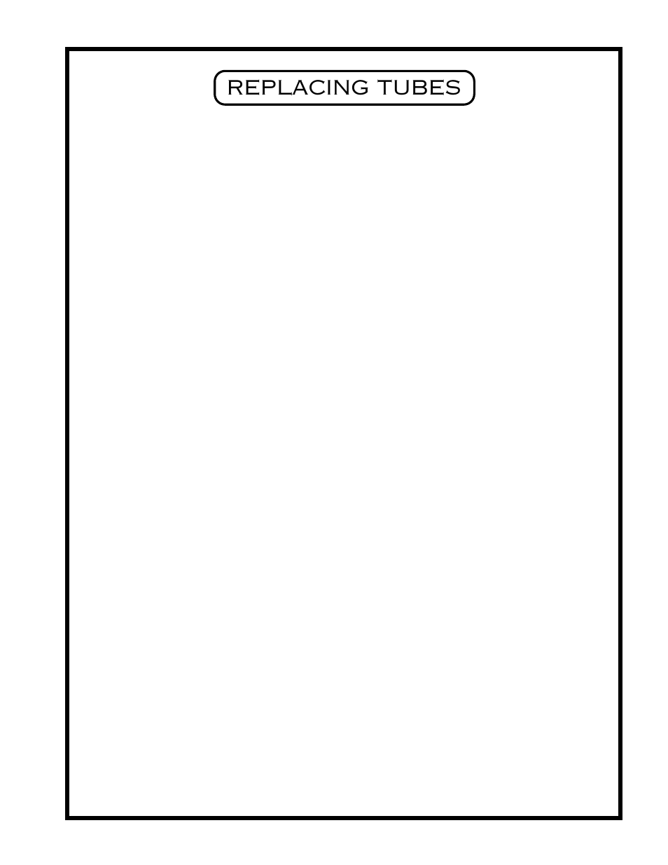 Replacing tubes | Manley TAPE HEAD PREAMPLIFIERS User Manual | Page 13 / 15