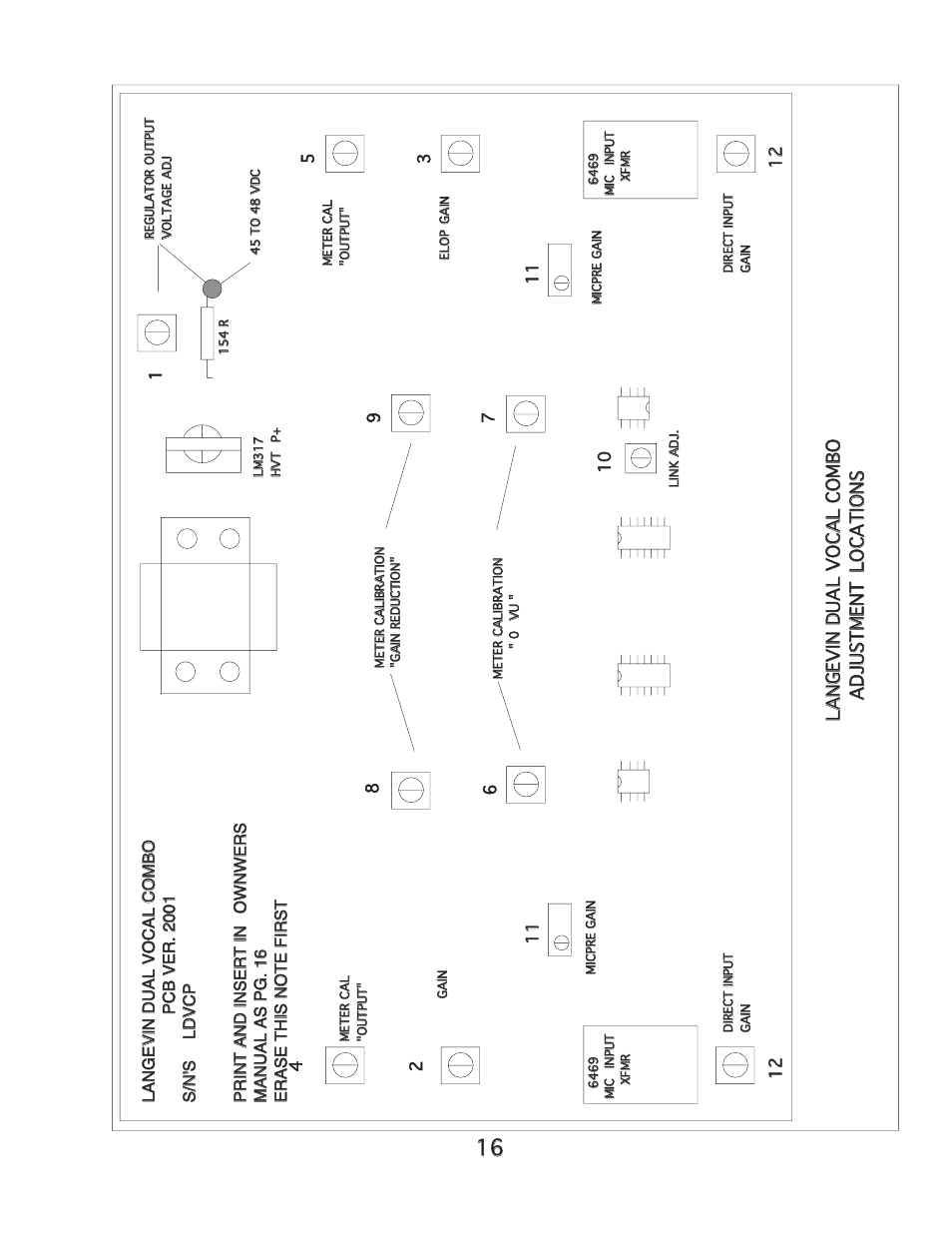 Manley Langevin Dual Vocal Combo 4/2001 - present LDVCP179 and up User Manual | Page 16 / 22