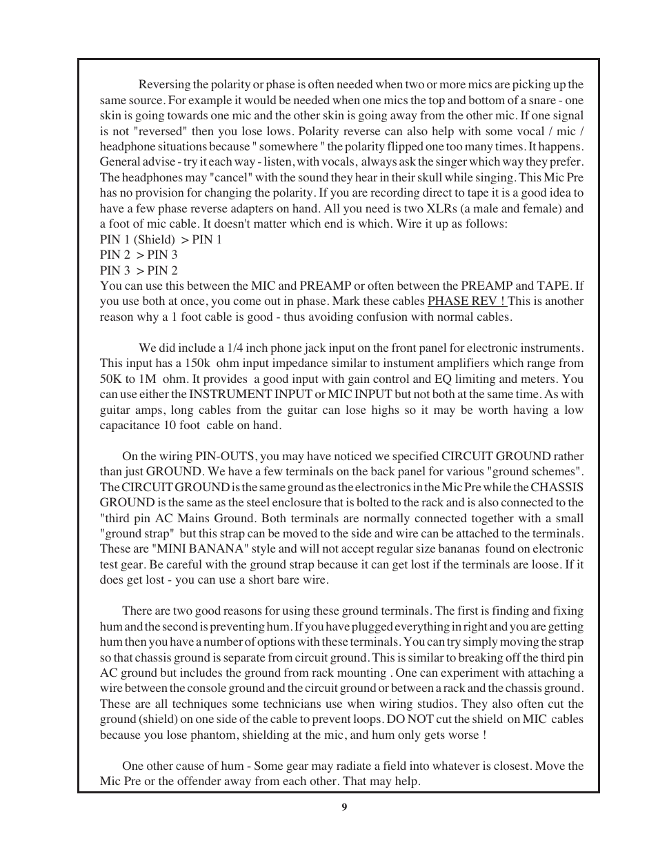 Manley Langevin Dual Vocal Combo 4/2001 - present LDVCP179 and up User Manual | Page 9 / 22